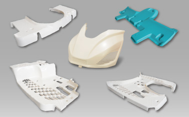 Injection parts, Precision parts, Rubber parts, Internal combustion engine parts,etc